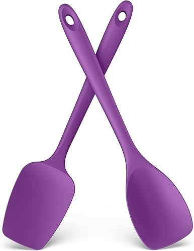 Miniatura 14 de Cucharas de Silicona Resistentes al Calor de 600ºF: Espátula Flexible para Hornear U-Taste y Cuchara de Cocina Spoonula, Utensilios de Cocina Sin