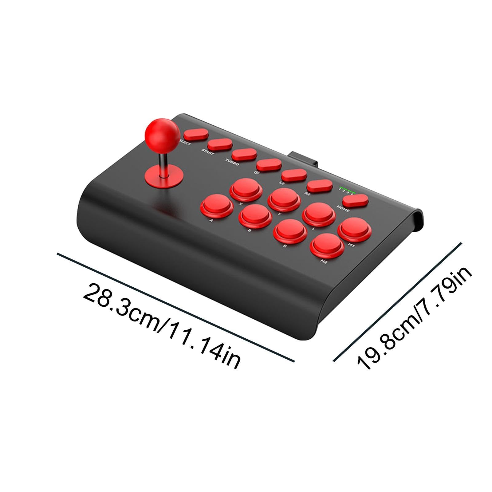 Joystick Arcade Fight Stick | Joystick di Combattimento per Giochi Arcade | con Funzioni Turbo/Macro | Joystick Arcade Nostalgico Universale per PC E Console di retrò [video game] [video game]