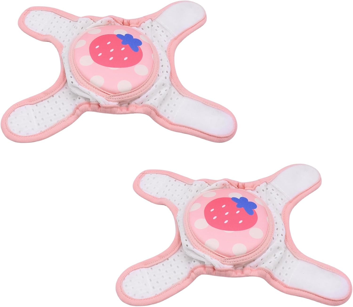 JUMISEE Toddler Baby Knee Pads for Crawling, Breathable Mesh Anti-Slip Knee Protector Cute Soft Sponge Leg Warmers, 0-5T
