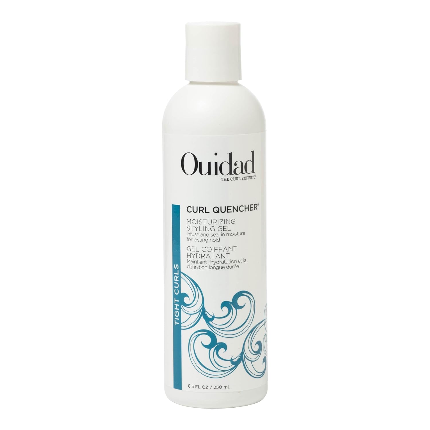 Ouidad Curl Quencher Moisturizing Styling Gel for Tight Curls – Adds Flexible Hold, Bounce, and Frizz-Free Definition to Curly Hair, Hydration & Moisture, Sulfate & Mineral Oil Free