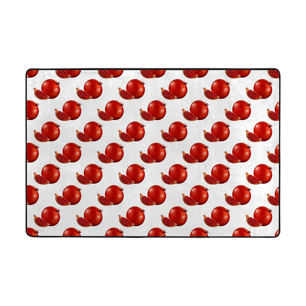 Tapis de sol rouge grenat 182,9 x 121,9 cm idéal pour réchauffer l'ambiance du salon
