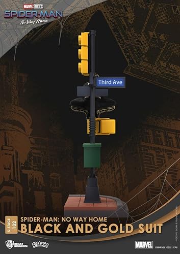Miniatura 5 de Spider-Man No Way Home Black & Gold DS-102 D-Stage Diorama Estatua