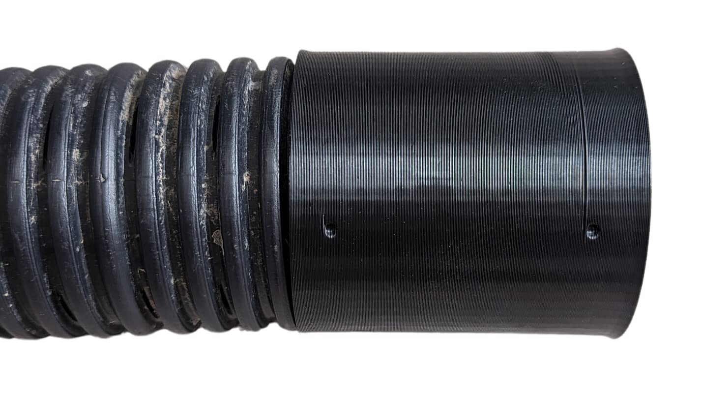Generic Black PETG Drain Connector Couplings (80mm)