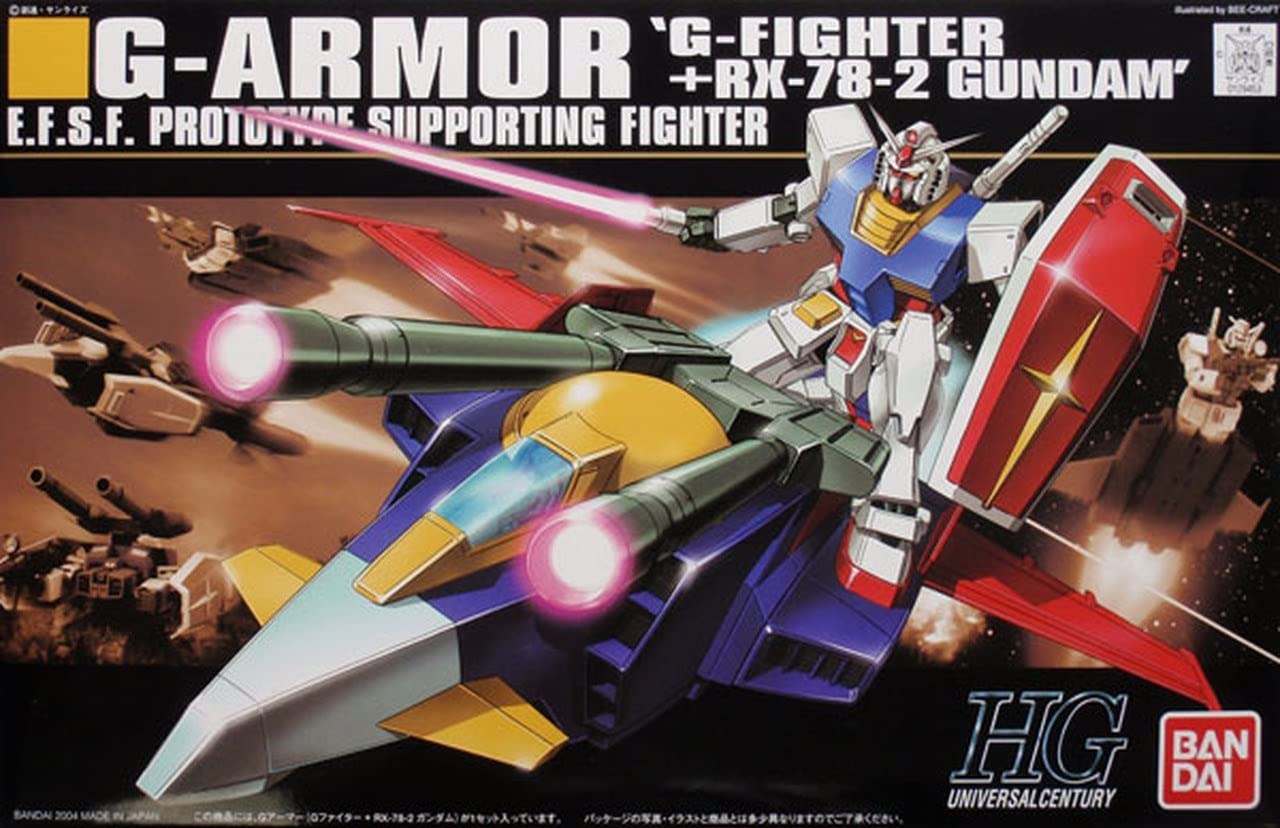 Amazon | HGUC 機動戦士ガンダム Gアーマー 1/144スケール 色分け済み 