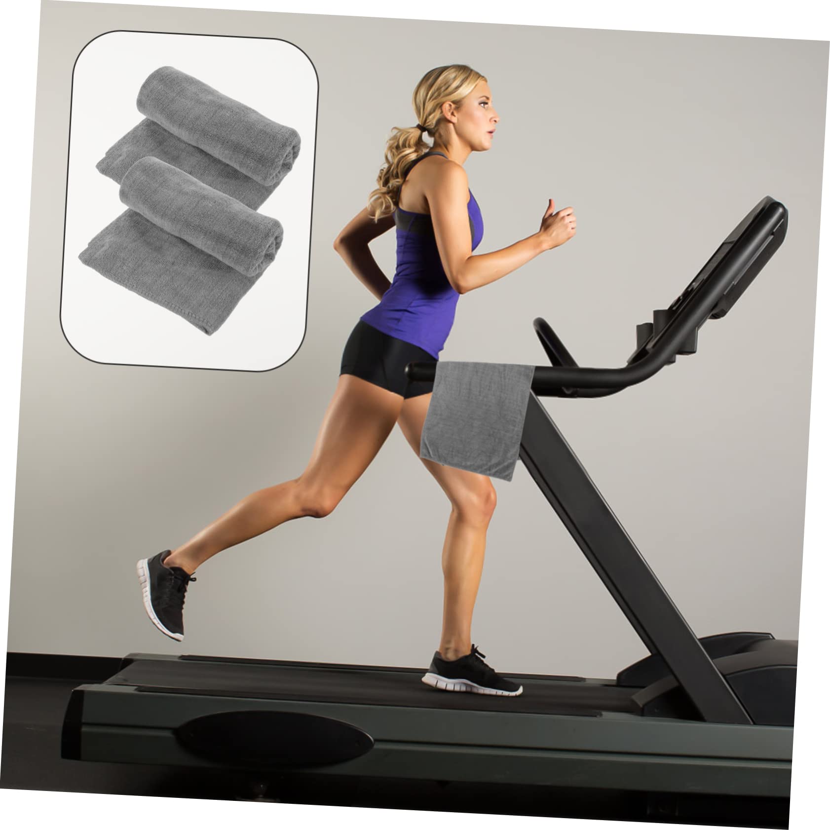 Toddmomy 2 set Asciugamano In Microfibra Assorbente Asciugamano Sportivo Da Palestra Ad Asciugatura Rapida Per Yoga 2 pezzi * 2