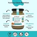 Jus' Amazin Creamy Almond Butter - Unsweetened (125 g) | 25% Protein | Only Pure Whole Almonds | Zero Additives/Chemicals |Plant Based, Dairy Free, Keto | Clean Nutrition, 0% Chemicals gallery image