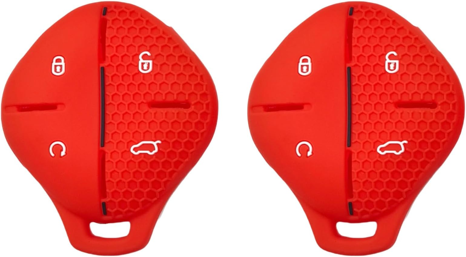 Silicone Car Key Cover Case fit for Chery Jetour DASHING X-1 Plus DTC 4 Buttons Key Protection Shell Keychain Accessories (Red)
