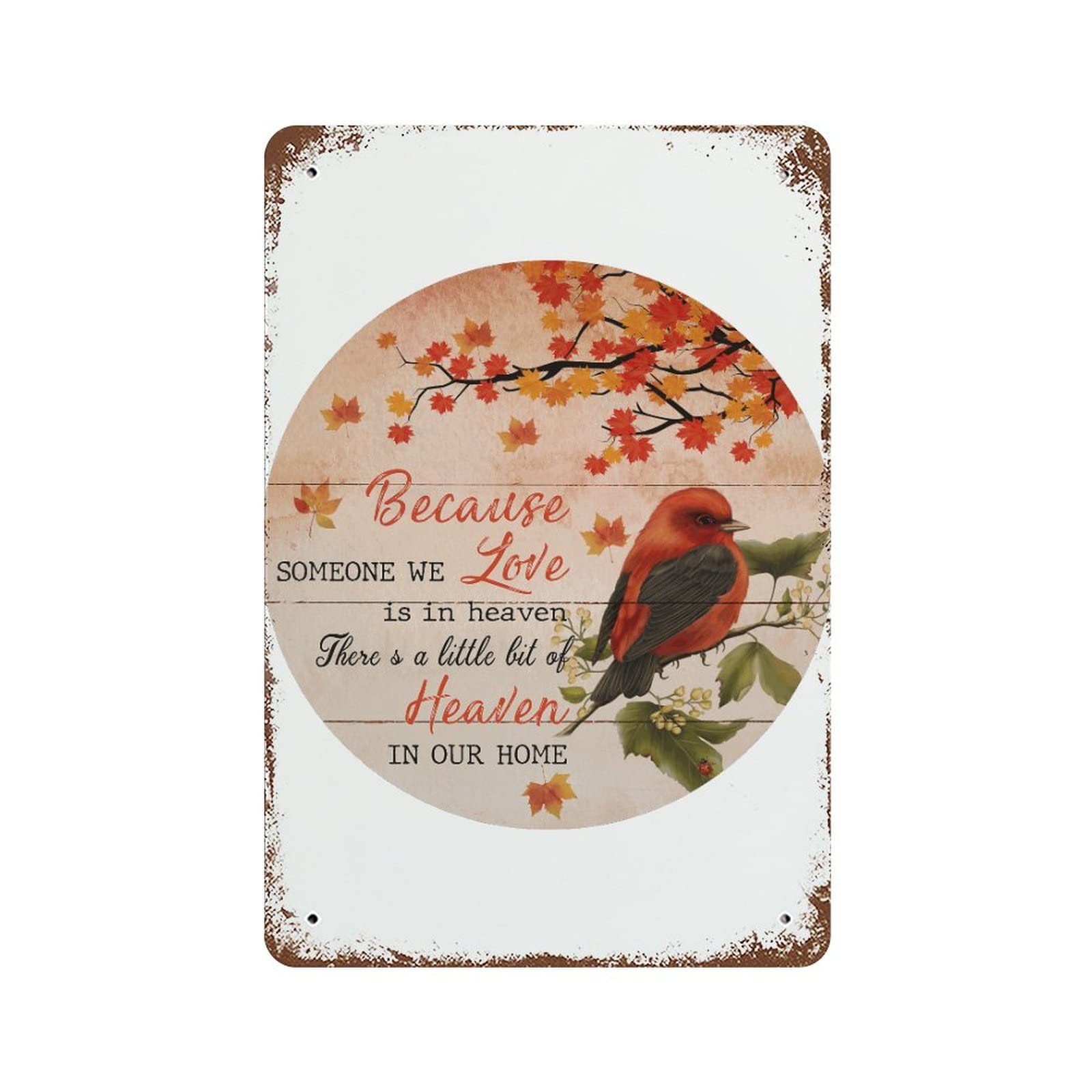 Plaque cardinale en aluminium 30x45 cm de décoration pour maison