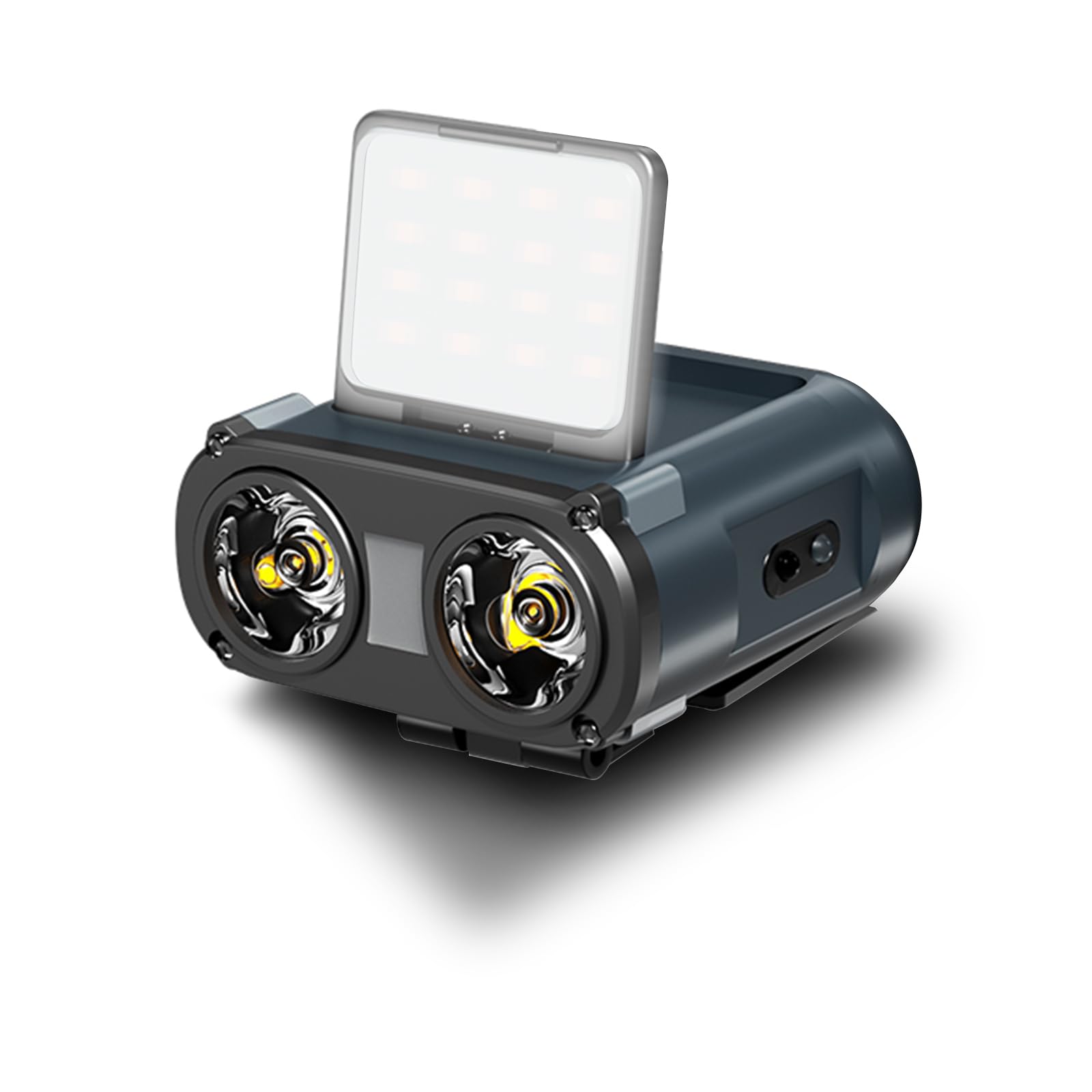 WARSUNOWL LED Headlight 900 Lumens Camping Light Type-c Rechargeable Flashlight Fishing Accessories Lightweight Waterproof Headlamp with Comfortable Headband (Black)