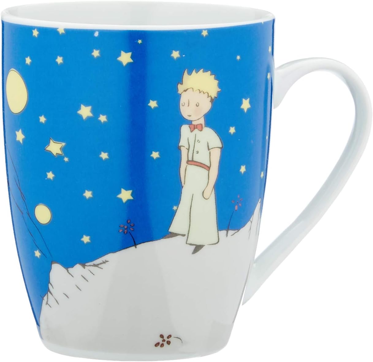 LPP Mug with Starry Night Design, Ceramic, Blue, 9 cm