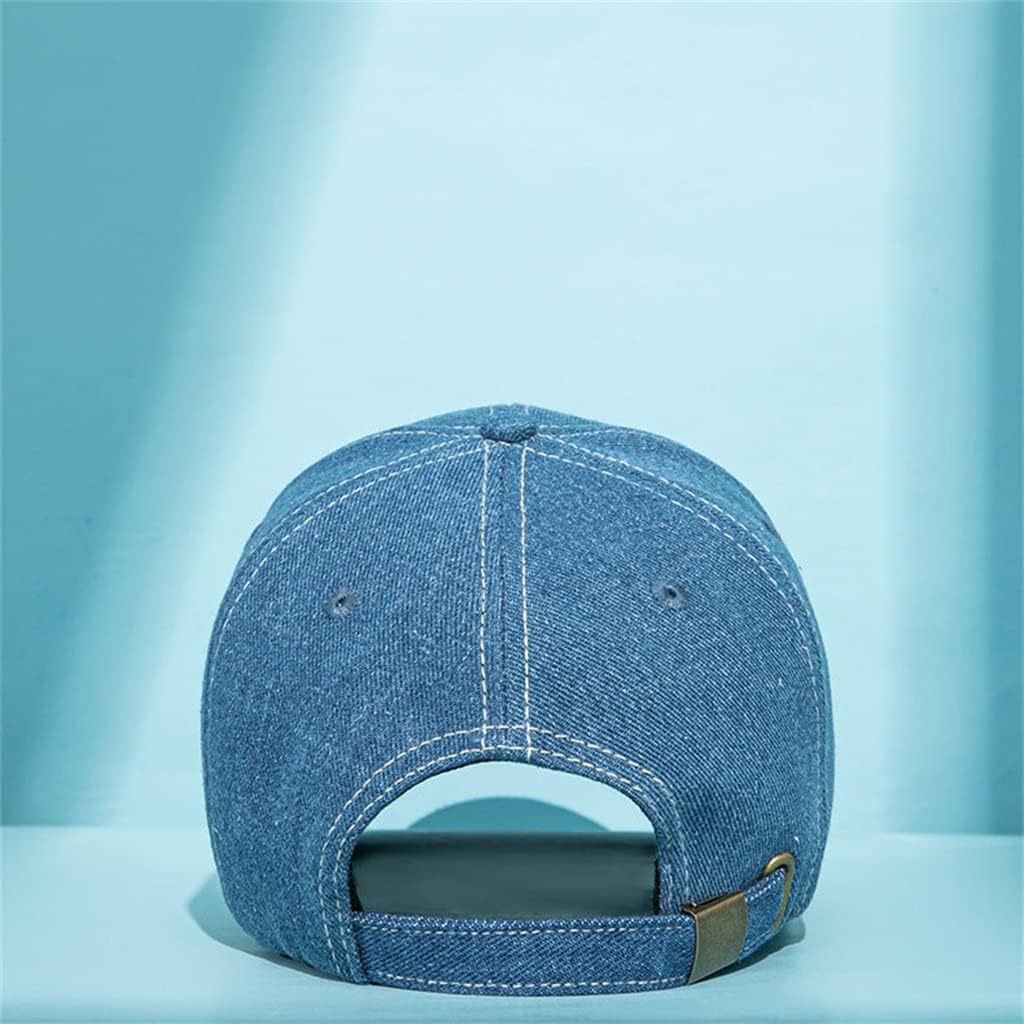 Men and Women's Cowboy Baseball Cap Casual Sunshade Thin Face Hat Sun Hat Versatile(D)