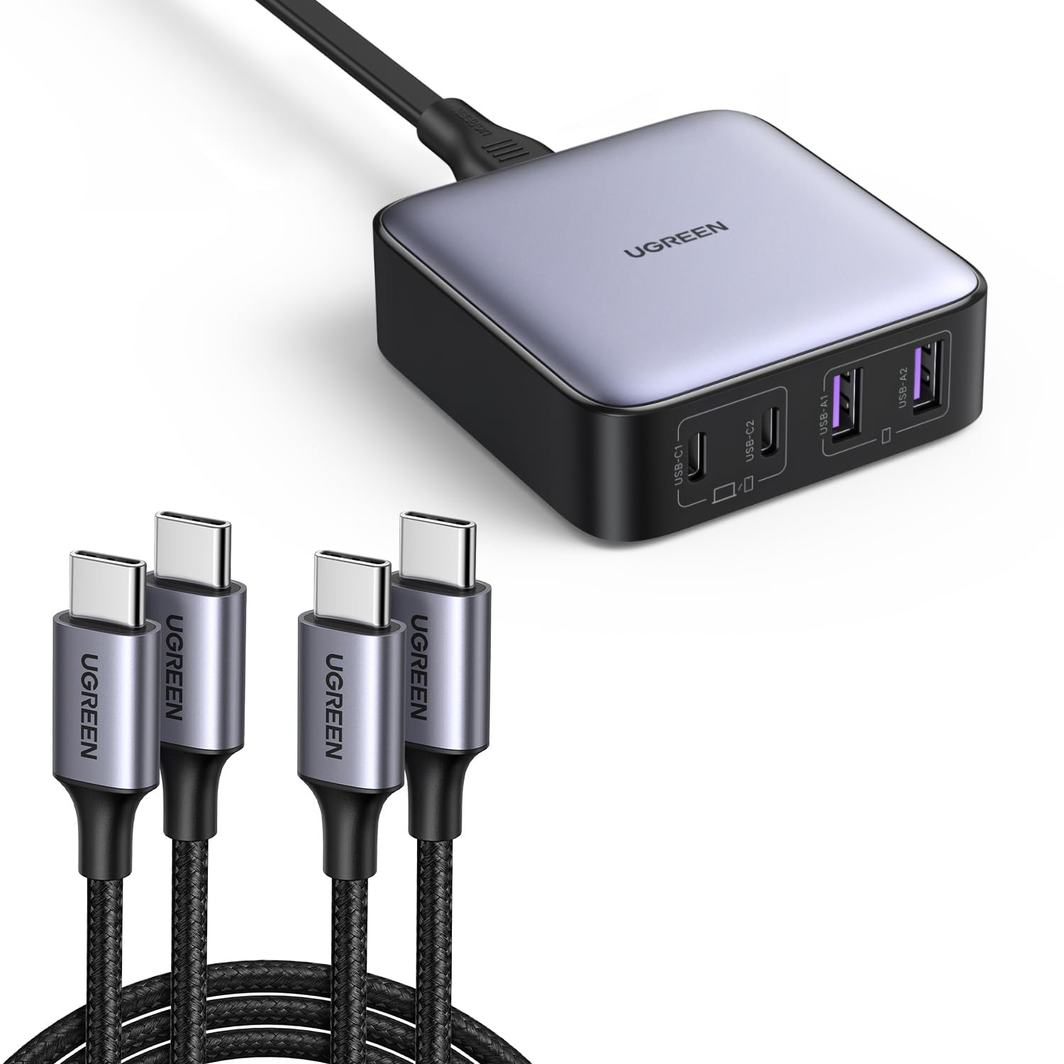 Amazon.com: UGREEN Nexode 65W USB C Charger Desktop Bundle with