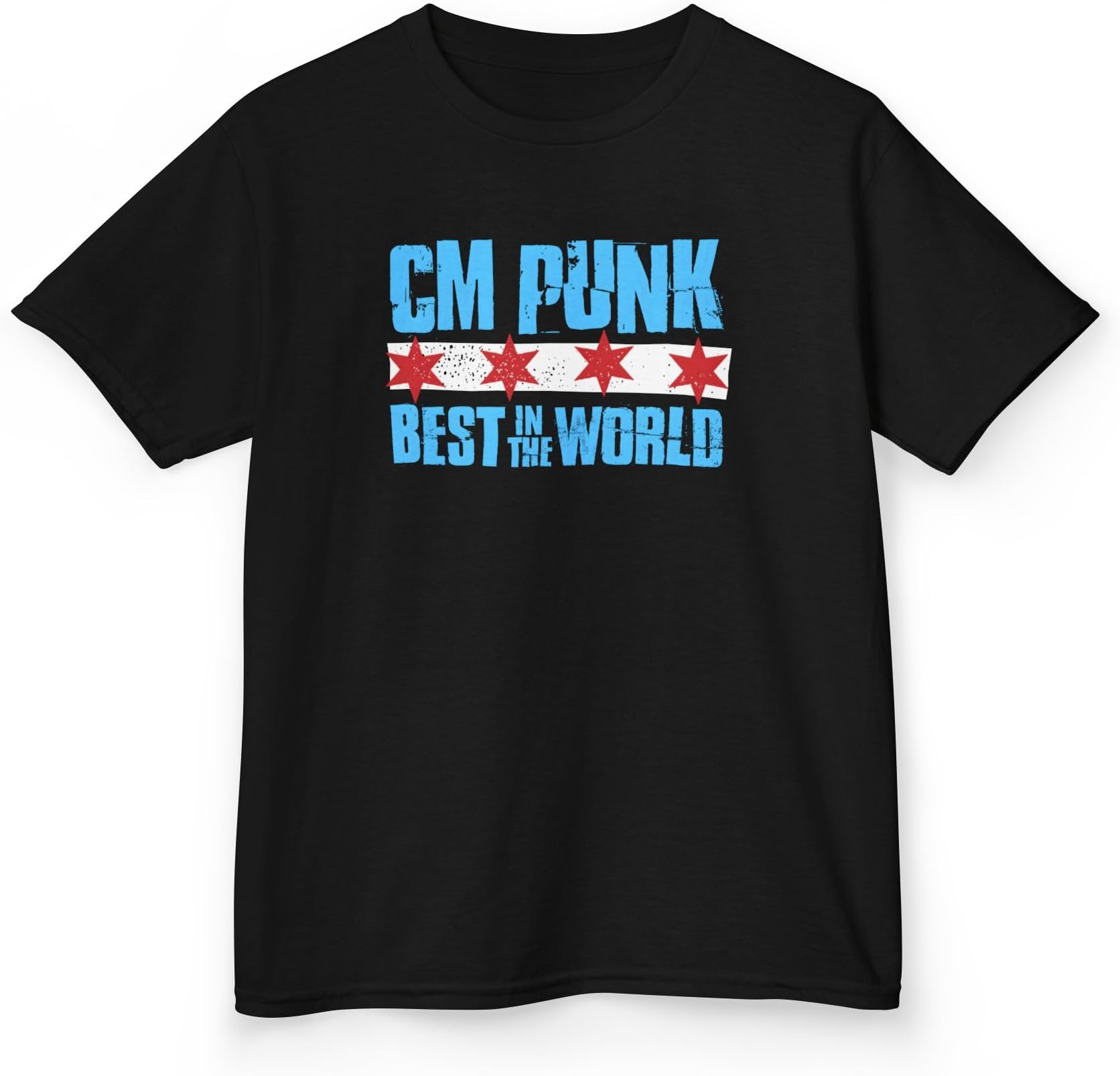 CM Punk Best in The World Kids Tshirt Chicago Made Best in The World Wrestling Gift T-Shirt Tee Shirt for Kids Youth