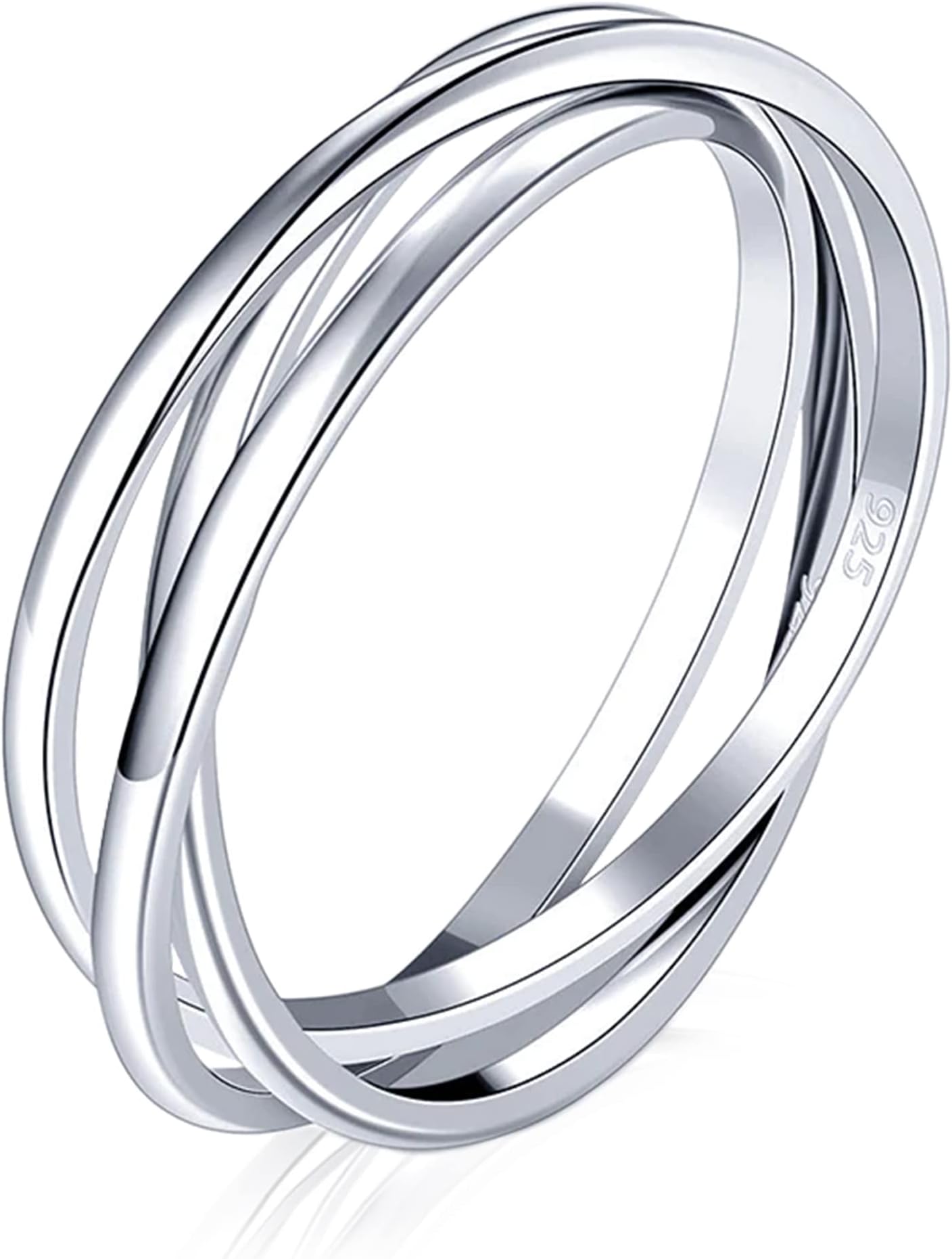 Mint & Lily Dainty Interlocking Fidget Ring