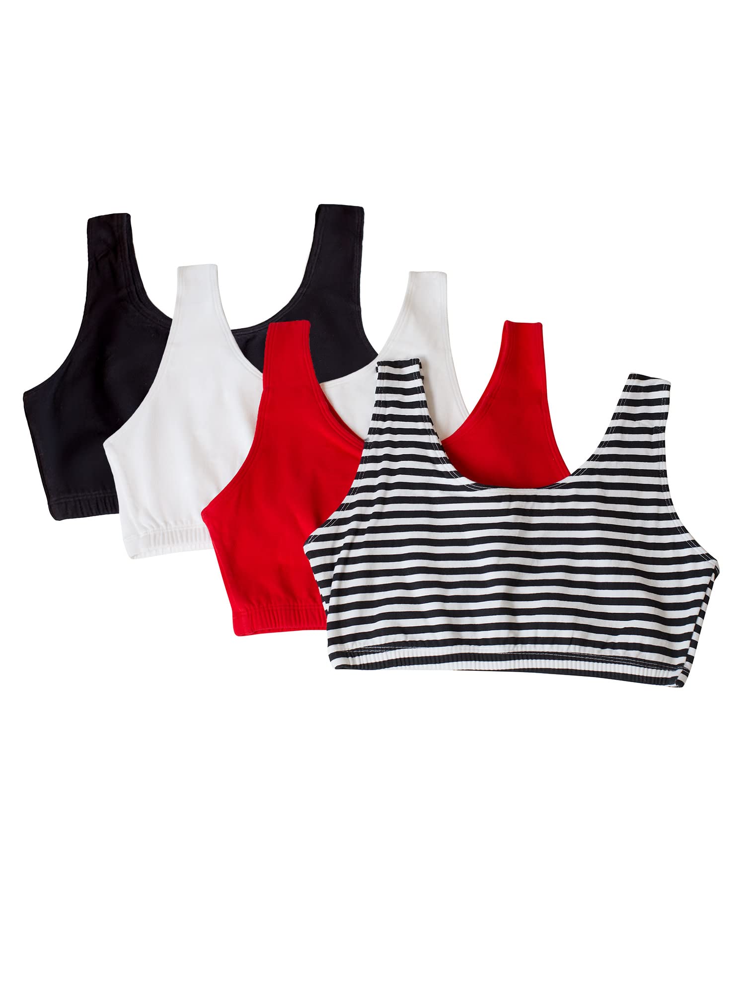 Fruit of the Loom Women's Built Up Tank Style Sports Bra Value Pack