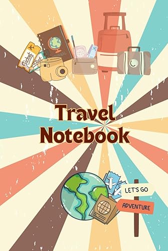 Travel Notebook Retro. Cuaderno para viajes. Regalo original.: Explora, Recuerda y celebra tus Aventuras - 6x9 Pulgadas, Tapa Blanda Mate (Cuadernos para viajeros)