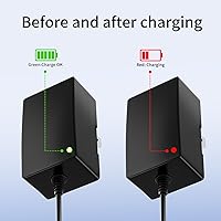Vista 5 de LIANSUM 24V 1.5A Replace Charger Compatible with Razor MX350 Dirt Bike, Electric Scooter Battery,Razor E100 E200 E300, MX400 Dirt Rocket,Moped, Dirt