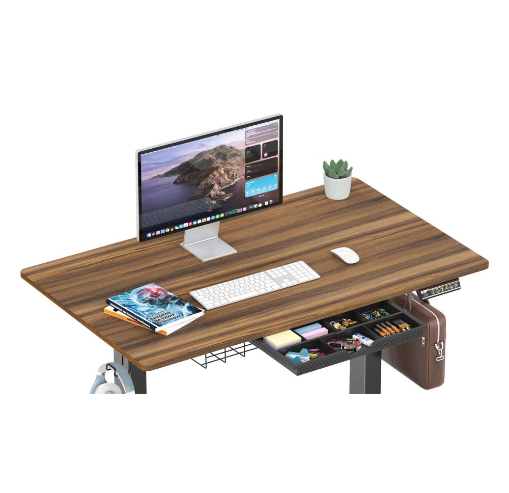 グレイッシュウッド パソコンデスク　テレワーク Amazon.com: SHW 40-Inch Electric Height Adjustable Standing Desk