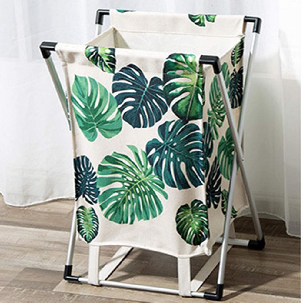 Panier à linge en coton et lin pliable, boîtes de rangement vêtements et jouets