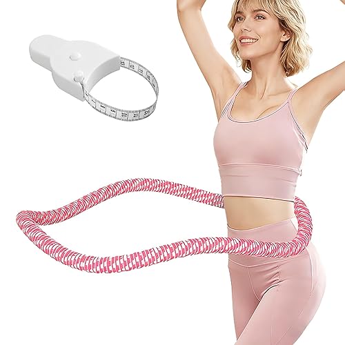 3.4/4.1/5 LBS Soft Spring Weighted Hoop for Adults, Quiet &