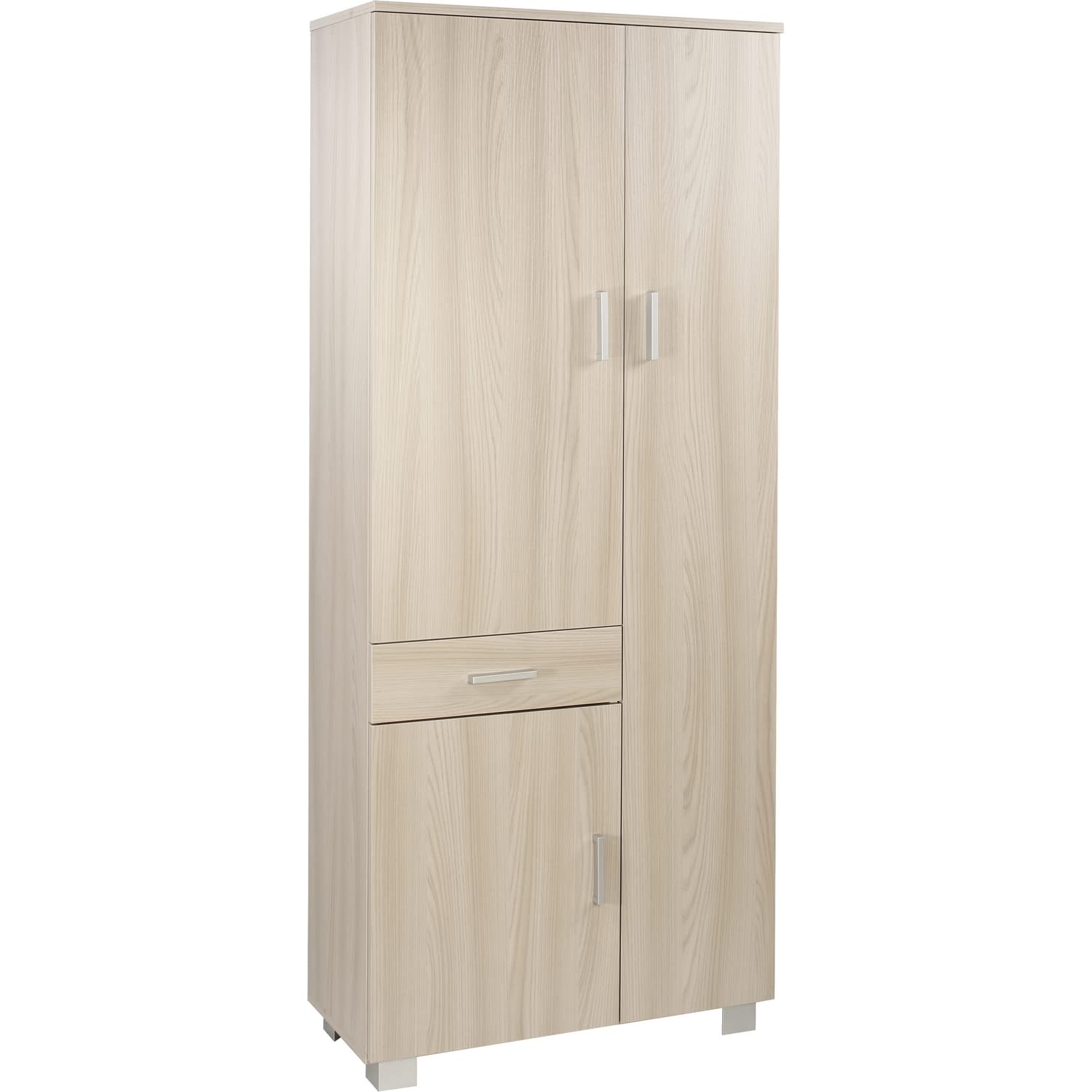 Sarmog Armadio 3 ante 1 cassetto h 178 cm colore Olmo Chiaro
