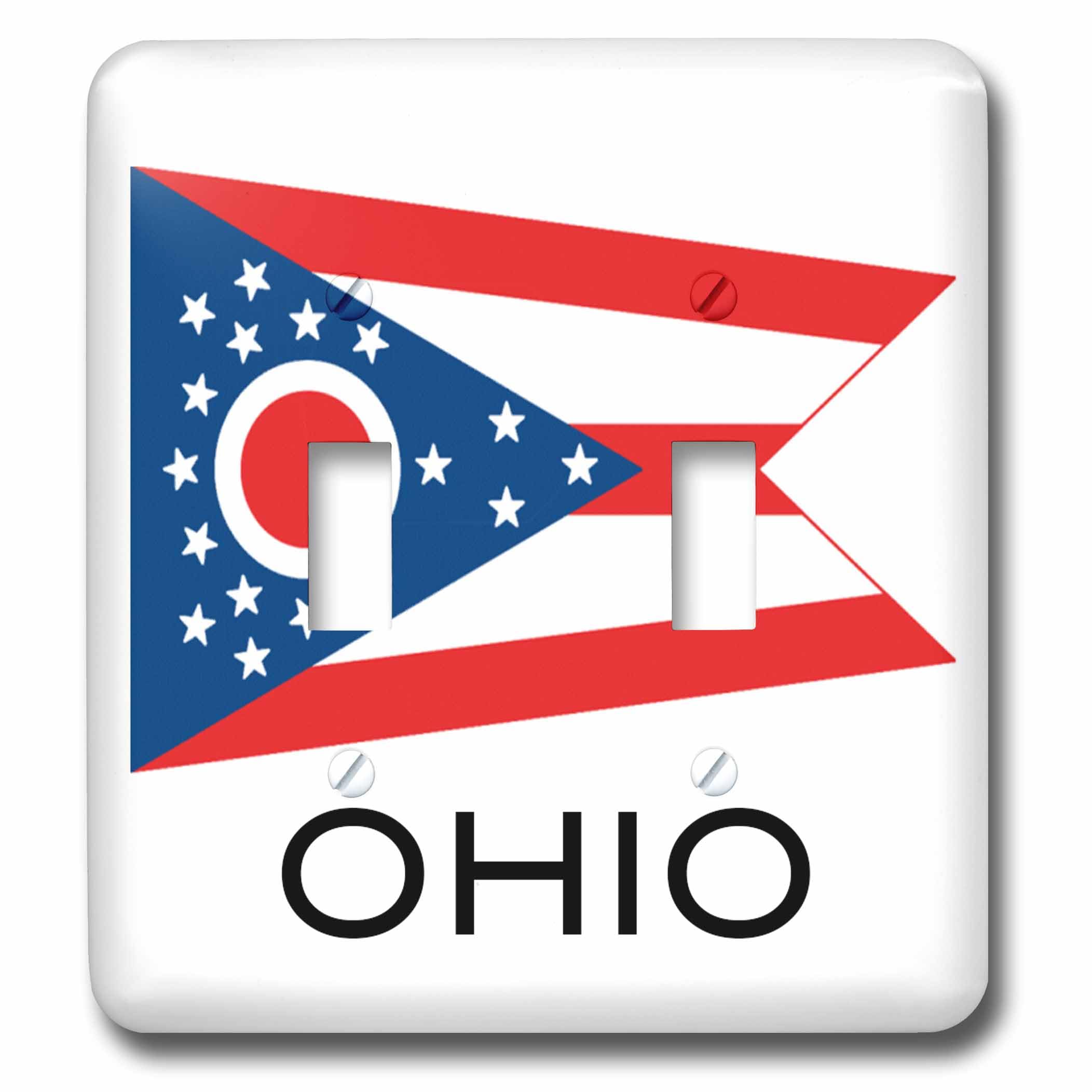 Ohio Double interrupteur à bascule 3dRose finition premium pour finition murale