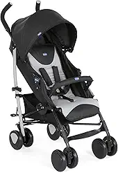 Chicco Echo Carrinho de Passeio com Barra de Proteção, Cinza (Stone), 0-15kg