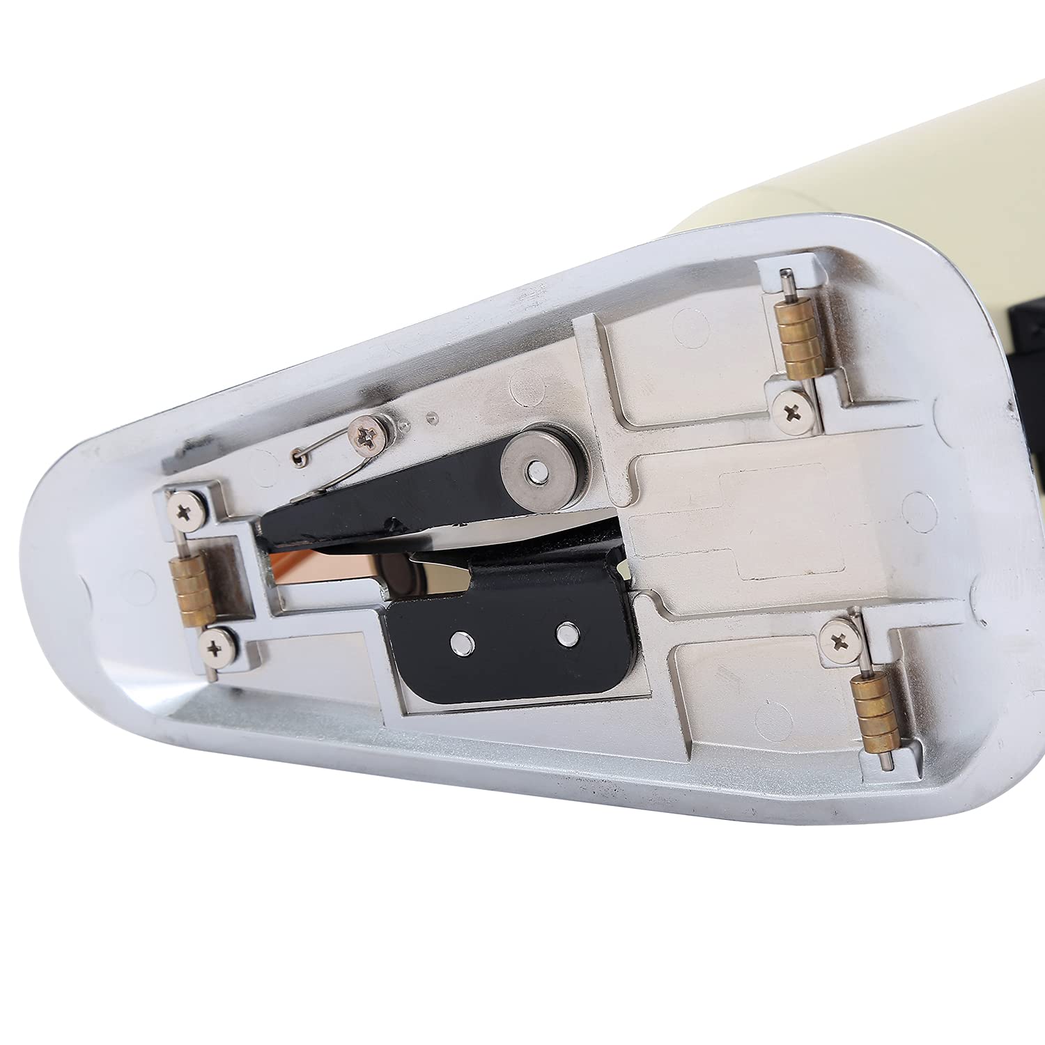 KATSU Taglierina Elettrica per Tessuti 220V 250W, Lama Diametro 100mm e 27mm Spessore di Taglio Massimo, Ideale per Tessile Pelle Taglio Carta 103916