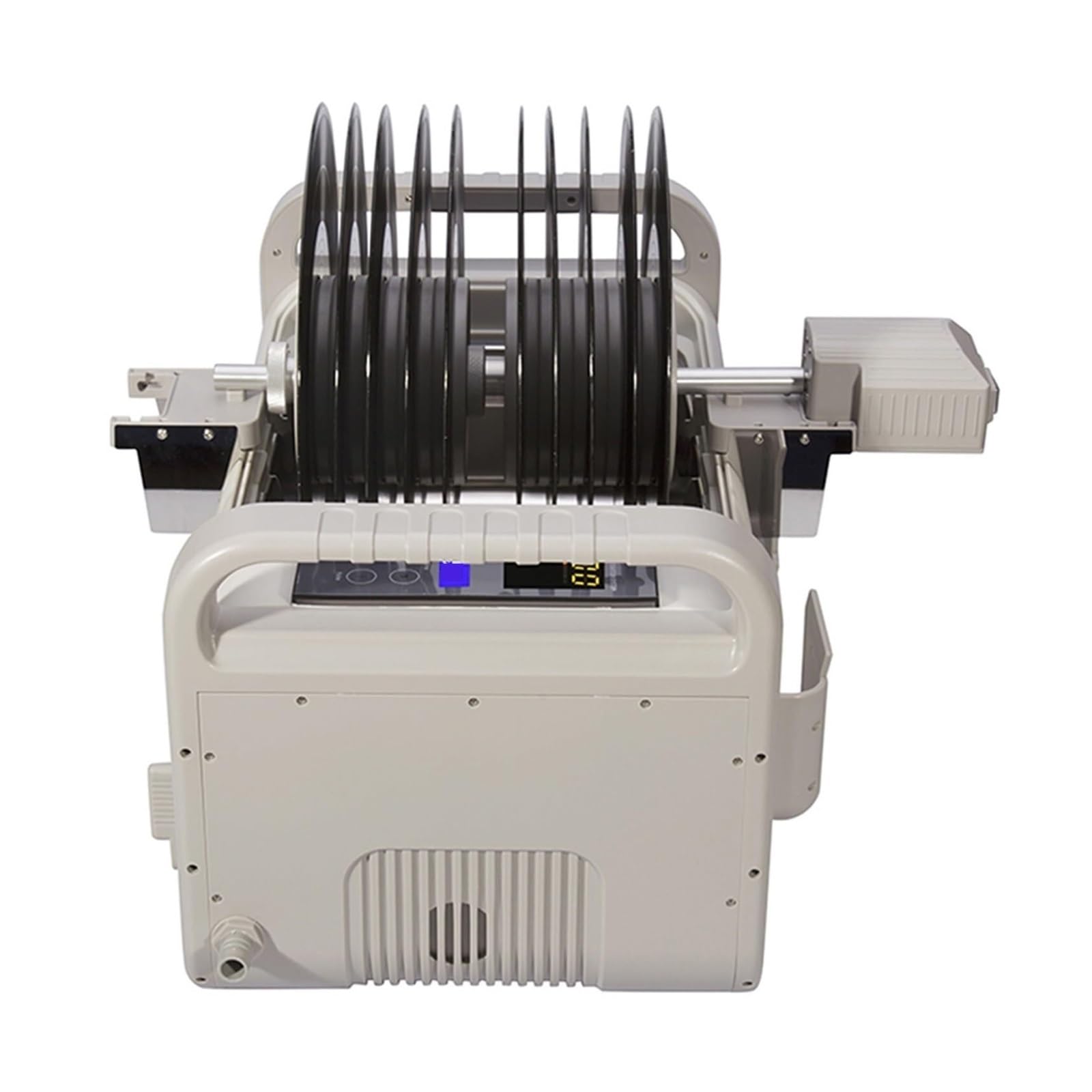 Nettoyant pour bijoux, Machine De Nettoyage À Ultrasons, Lumière Phonographe Disque Rondelle 7,5 L 410 W,pour supports(10 sheets)
