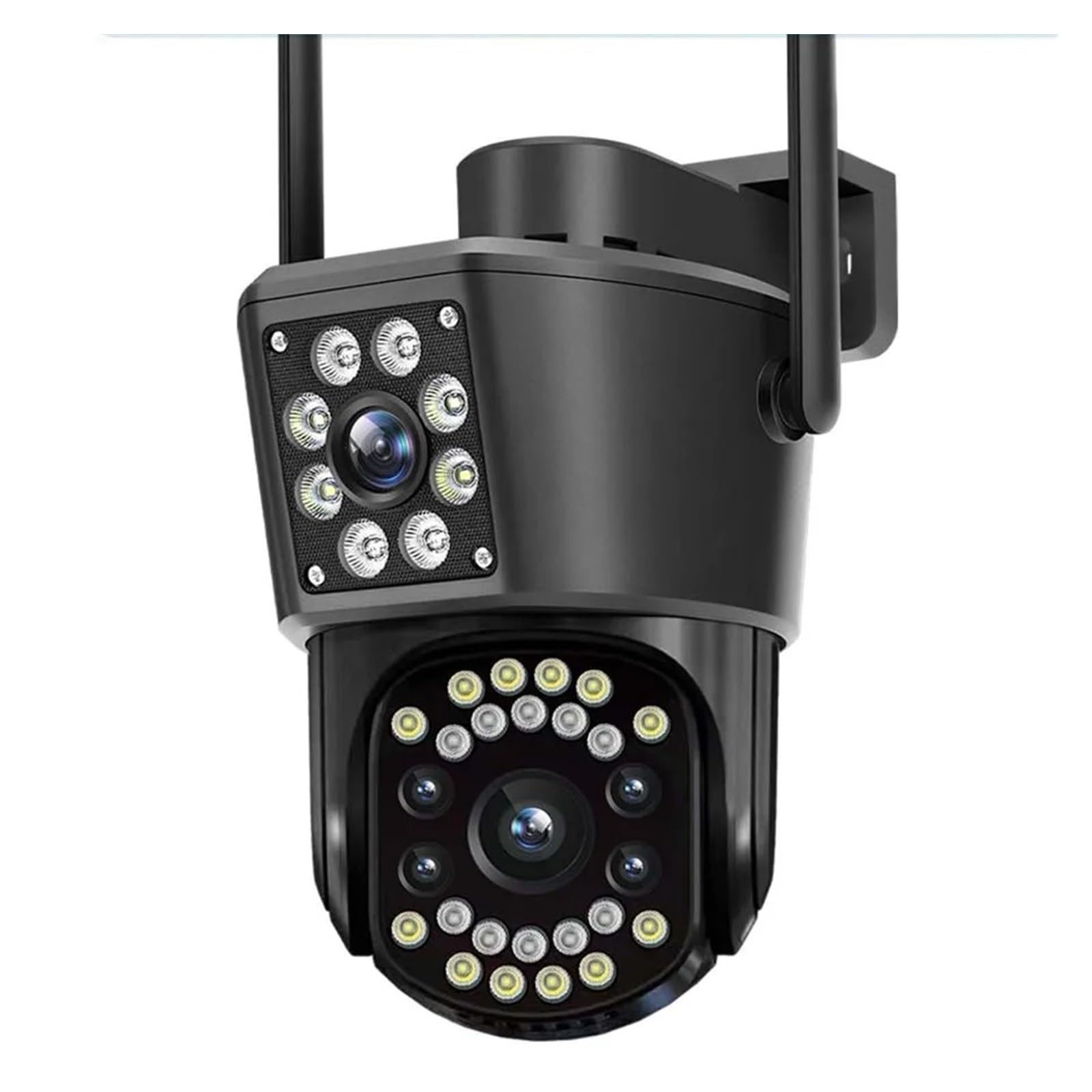 Telecamera di sicurezza, Telecamera 12MP 6K Tre schermi Zoom 5X AI Tracking IP PTZ esterna Protezione di sicurezza intelligente Telecamere sorveglianza CCTV(8MP 4K Camera)