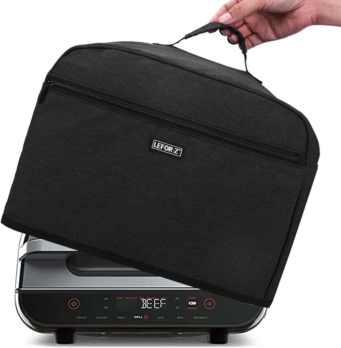 LEFOR·Z Grill Cover, Water Resistant Nylon, Compatible