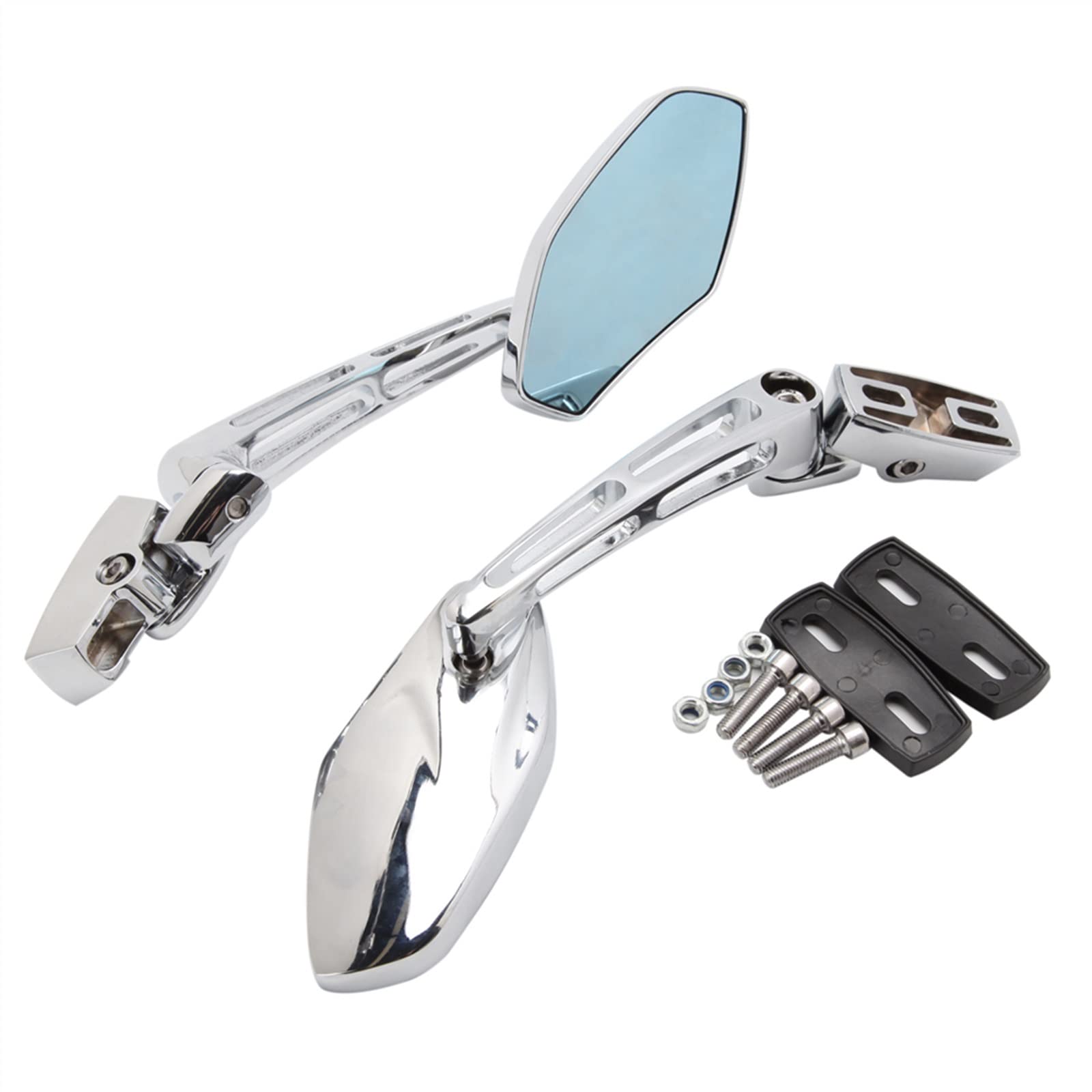 Rétroviseurs de moto CNC en aluminium pour GSXR et Hayabusa au design épuré