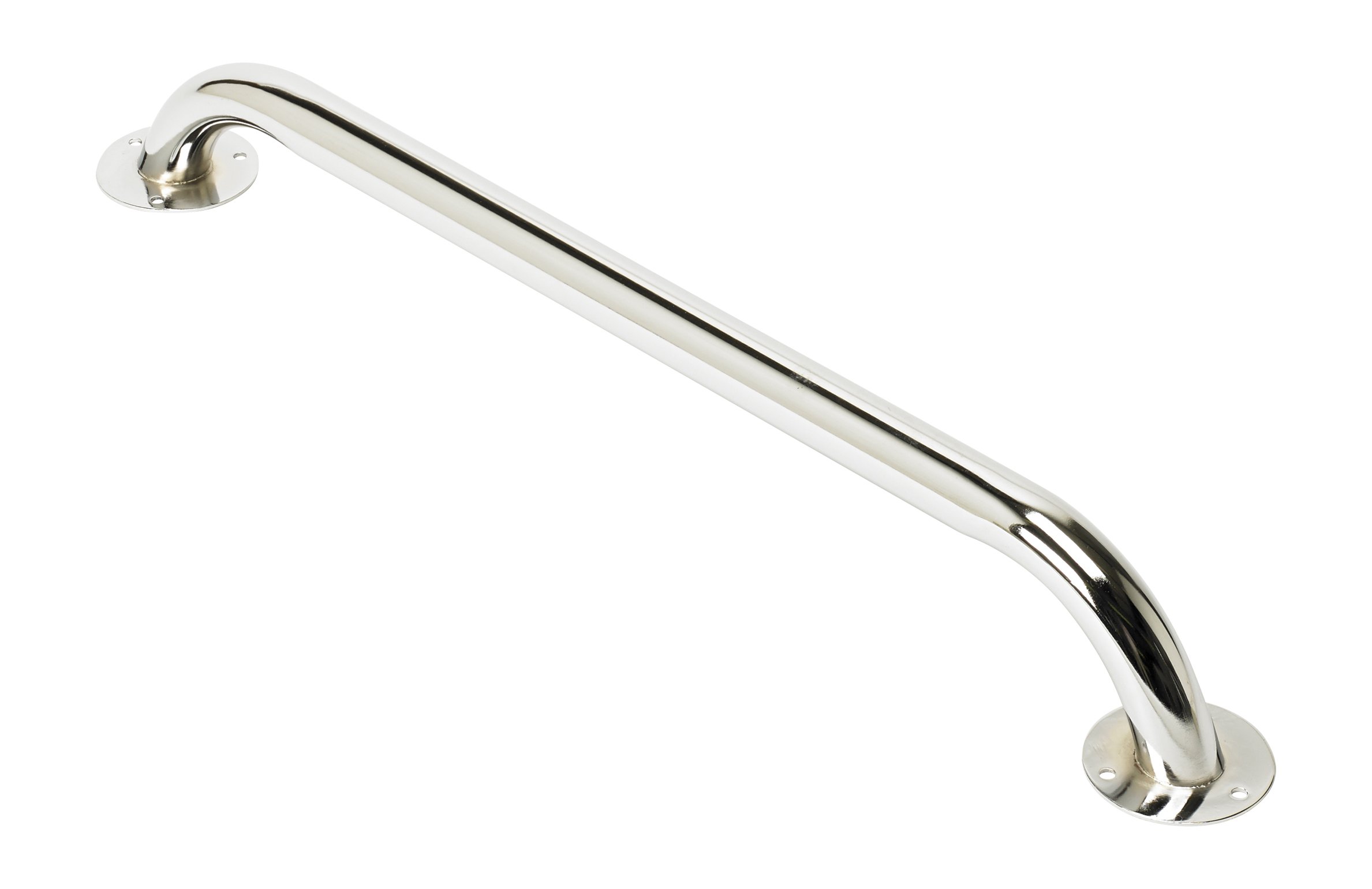 HOMECRAFT Ringwood Grab Rail, Steel Safety Support Rail, Home Assist Handle for Bathtub, Shower, and Steps, Indoor/Outdoor Use, Easy Grip, Chrome Finish, 610mm (Eligible for VAT relief in the UK)