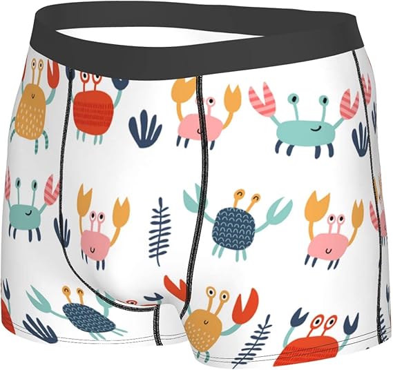 Amazon Co Jp ボクサーパンツ メンズ 下着 かわいいカニ2 前閉じ パンツ 通気 吸汗 吸水速乾 ボクサーブリーフ ローライズ 男性用下着 肌着 誕生日 プレゼント 大きいサイズ ファッション Amazon Co Jp ボクサーパンツ メンズ 下着 かわいいカニ2 前閉じ パンツ 通気 吸汗 吸水速乾 ボクサーブリーフ ローライズ 男性用下着 肌着 誕生日 プレゼント 大きいサイズ ファッション