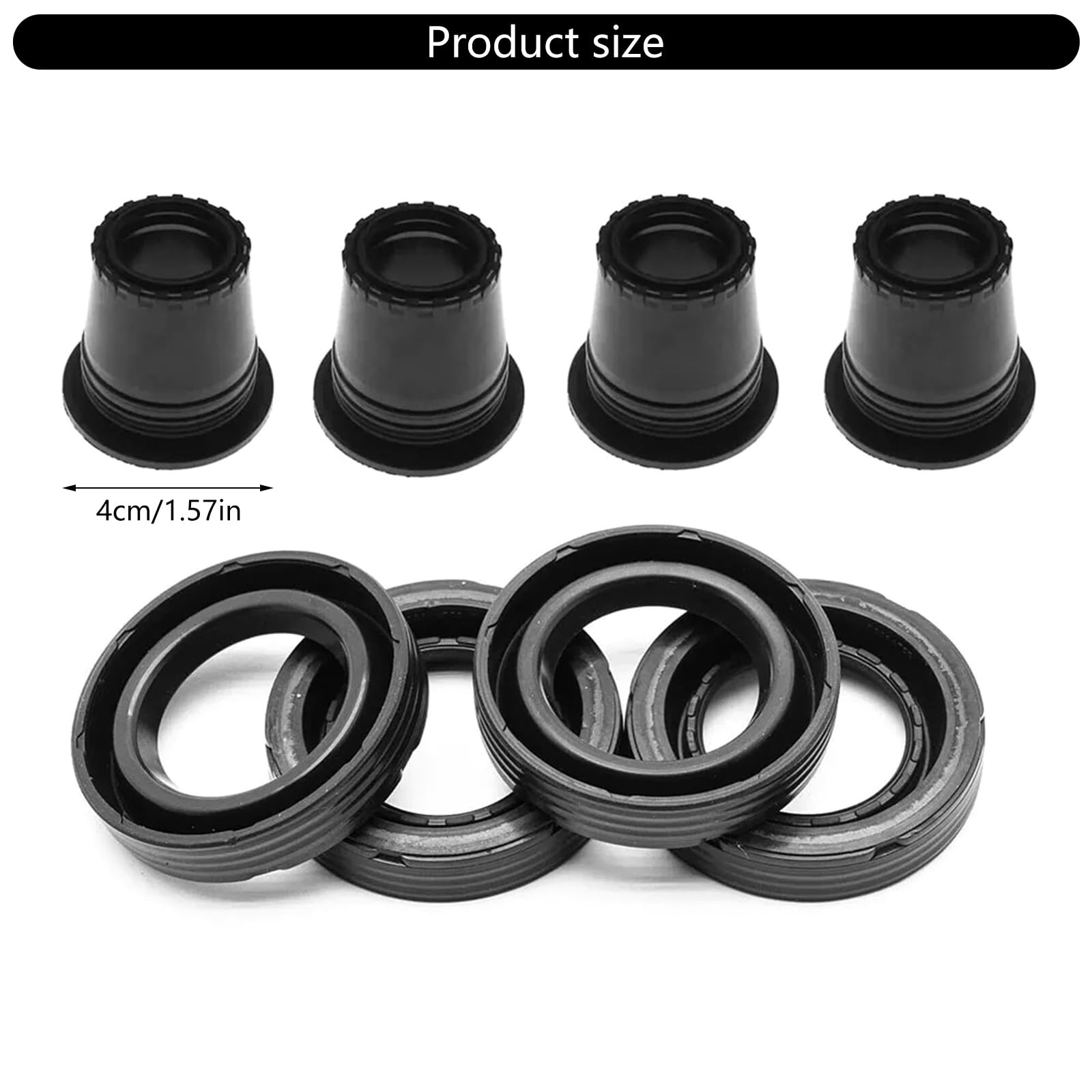 2 Joint de Moteur Professionnel 8 pièces, Joint de Couvercle de Culasse cylindrique pour modèles de Voitures européens Kits de réparation de Joint de Couvercle de Culasse cylindrique