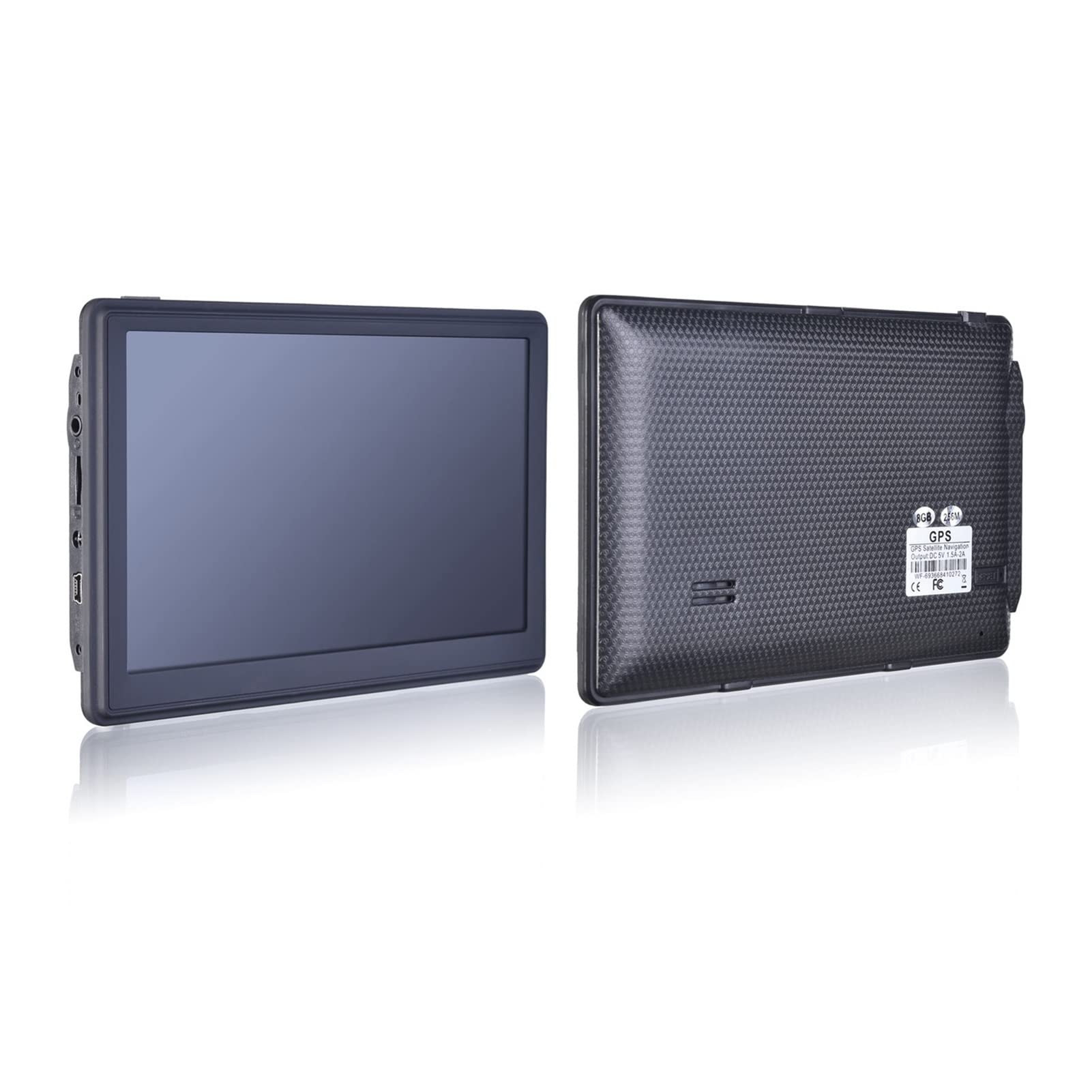 Navigazione GPS per camion, camper, auto Capacità Capacitivo 800 * 480 Capacità 8G256MB +. Sunshade Bluetooth. Avin. Mappa Navitel Europe Mappa Sat Nav Truck GPS Navigazione Facile da usare (Size : 8
