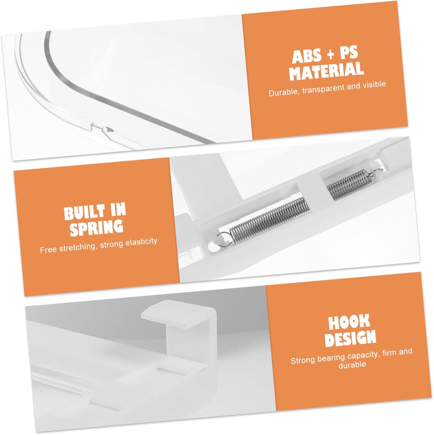 Hanging Egg Storage Box Refrigerator Egg Freshness Keeper Drawer Organizer for Kitchen Suitable for Fridge Under Shelf