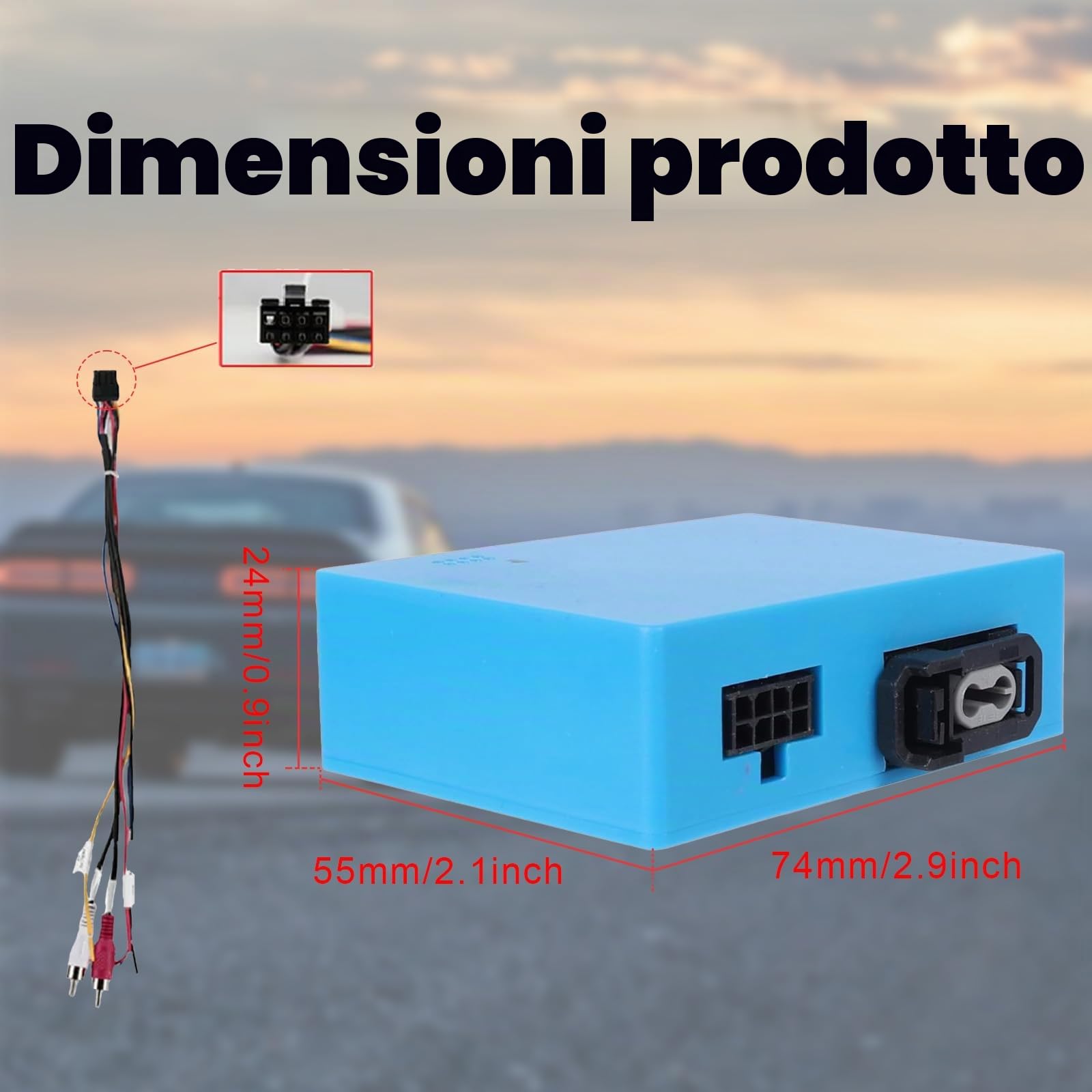 Decoder Audio Fibra Ottica per Autoradio Amplificatore Most Box | con Harman Kardon/Bose Sistema per Mercedes Benz Classe ML/GL/RGL/R/SLK/CLS e BMW/ Audi Porsche Cayenne 911 Boxster Serie