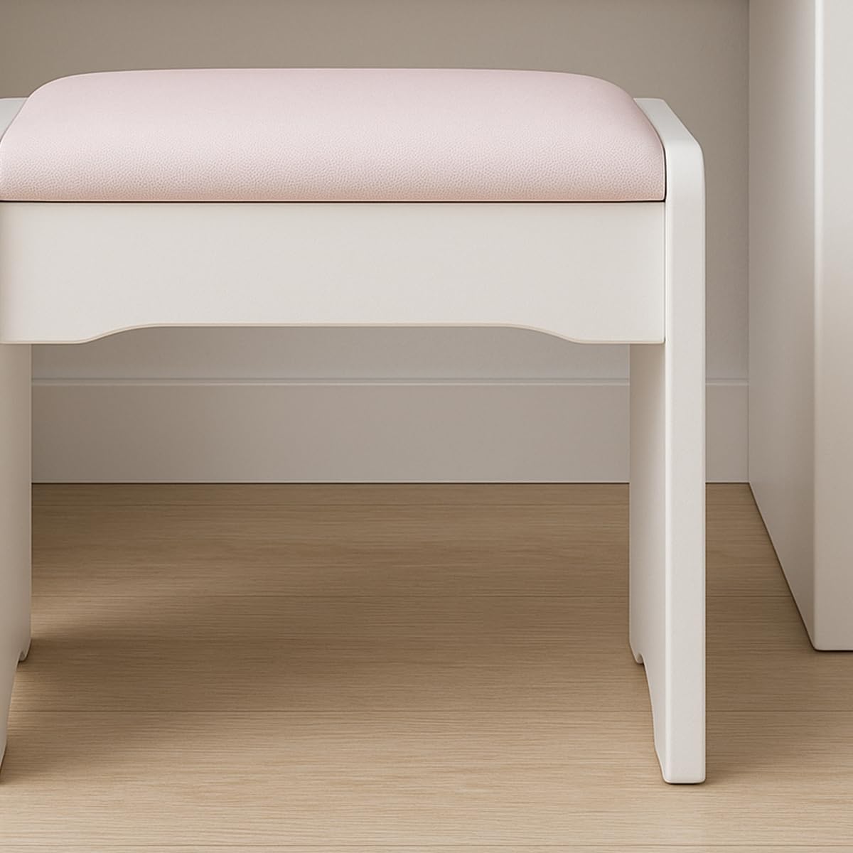 Produce Shop Mobile postazione Trucco Specchio Rotondo Sgabello Camera da Letto Babette