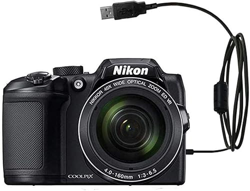 Miniatura 5 de Cable USB para cámara digital Nikon Coolpix B500 y cable de computadora USB para cámara digital Nikon Coolpix B500, chapado en oro, con ferrita, 6