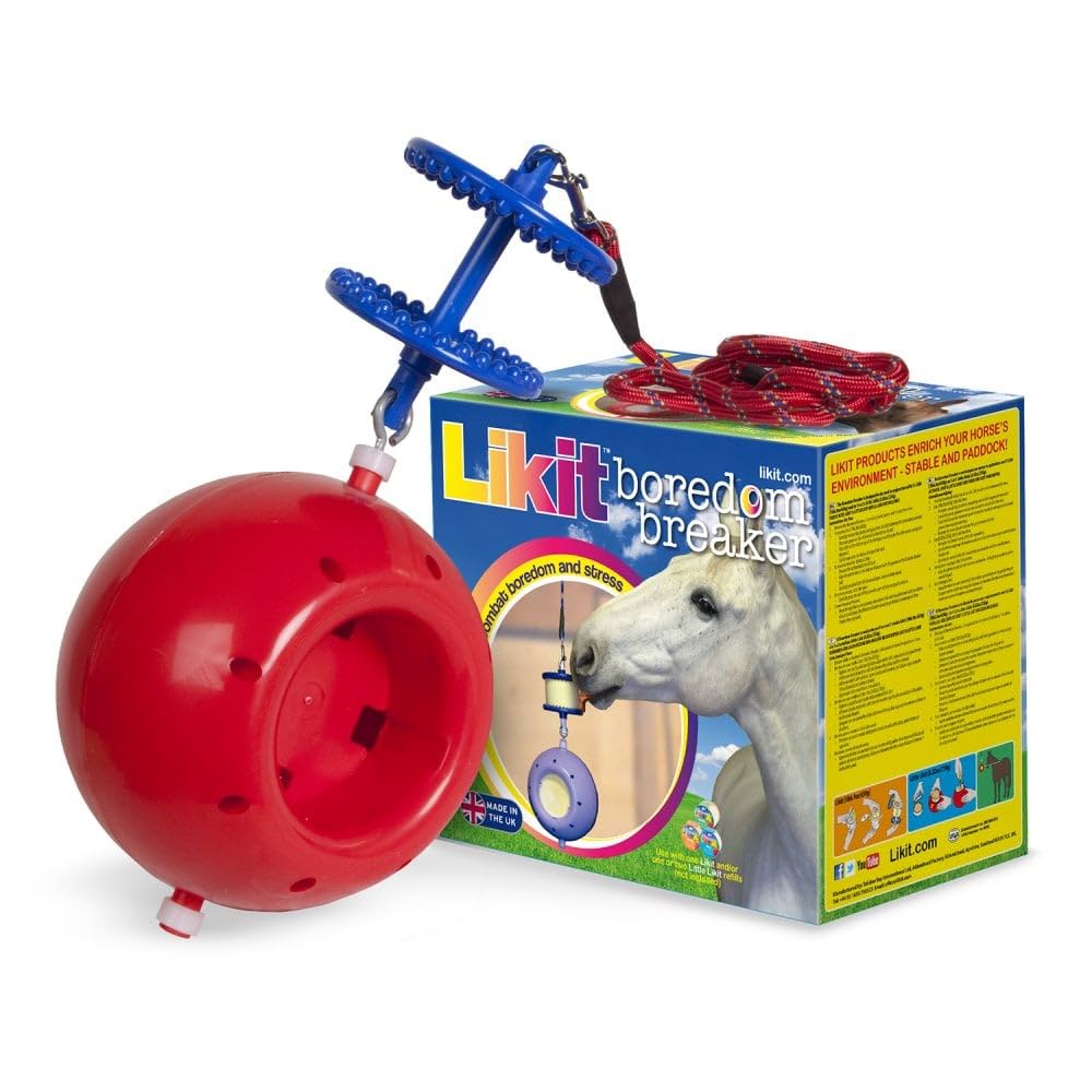 Likit Boredom Breaker Pony/Horse Toy: Blue/Red — image 1