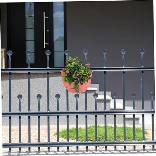 Miniatura 7 de OFFSCH Maceta semicírculo colgante de pared para mujer maceta interior interior maceta interior macetas de pared ventana colgante suculenta maceta