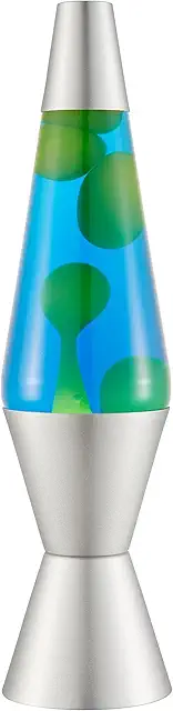 LAVA® Lamp 2124 - Green Wax & Blue Liquid Motion Lamp - 14.5 Inch Classic