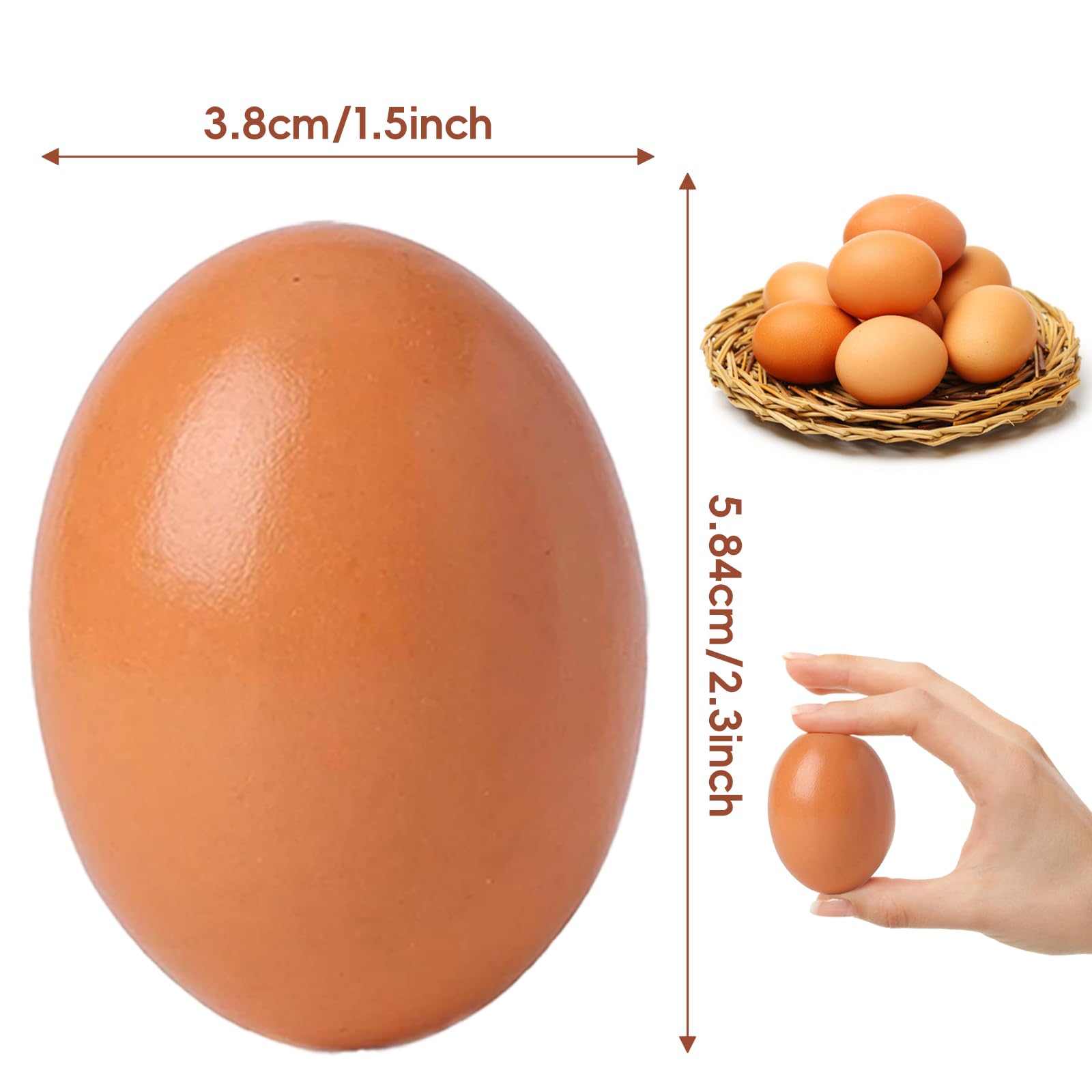 Faux Oeufs de Poule,Œufs de Poule Artificiels,Œufs en Bois,Œufs de Poule, Œufs de Poule Faux,Œufs en Bois pour Poules,Œufs Factices en Bois,Encourager La Ponte et Empêcher la Consommation D'oeufs,5 PCS Faux Oeufs de Poule,Œufs de Poule Artificiels,Œufs en Bois,Œufs de Poule, Œufs de Poule Faux,Œufs en Bois pour Poules,Œufs Factices en Bois,Encourager La Ponte et Empêcher la Consommation D'oeufs,5 PCS