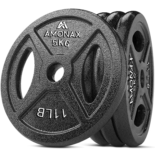 [NELLA CONFEZIONE] - Riceverai 4 x 5kg set di dischi pesi palestra da 30mm, per un totale di dischi palestra 20 kg per la palestra di casa.
