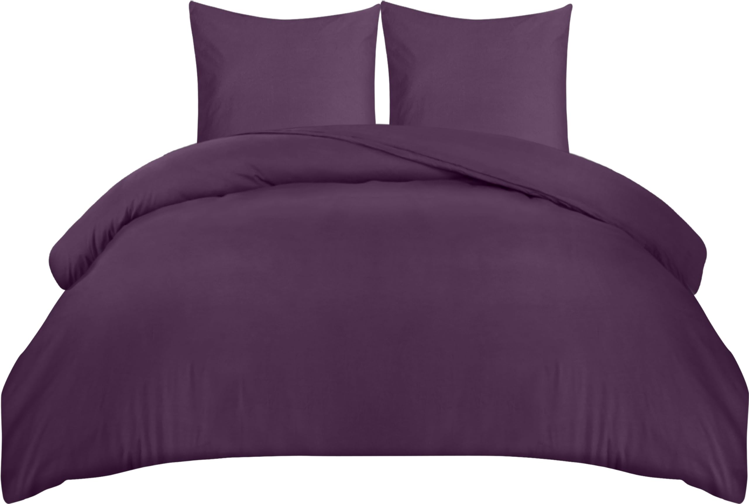 Utopia Bedding Duvet Cover Double - Soft Microfibre Polyester - Bedding Quilt Cover Set, with Pillow cases (Grey) — view 116