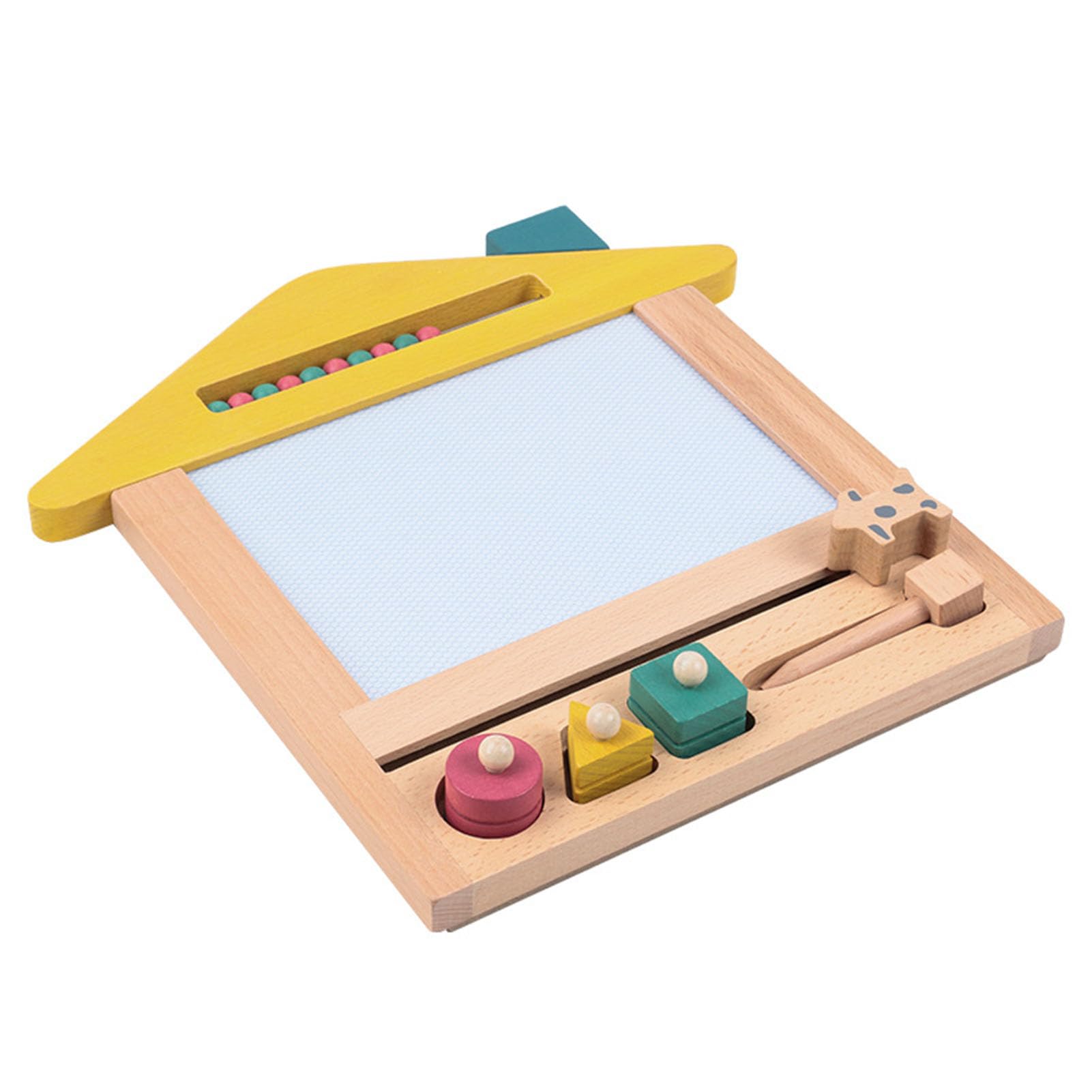 Lavagna Magnetica da Disegno a Forma di Casa Montessori