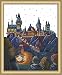 Stamped Cross Stitch Kits Magic Castle14Count 34cmx42cm DIY Needle Work for Home Decor (Magic Castle)