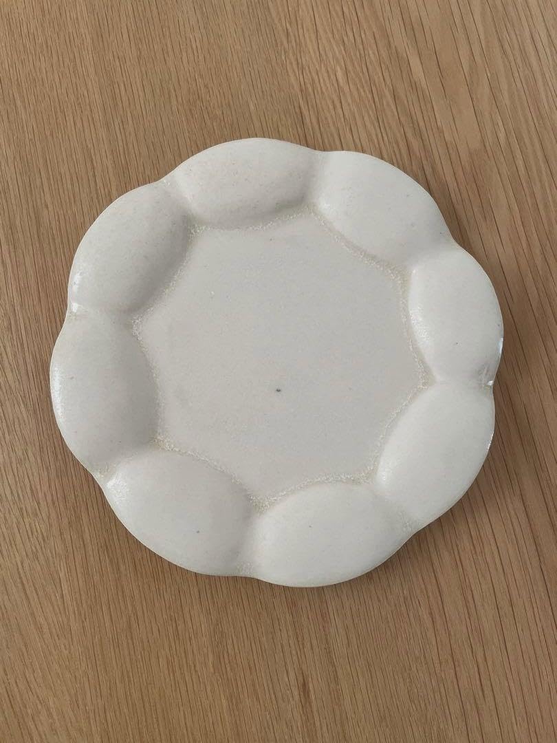 Amazon.co.jp: マルヤマウエア アイボリー 6寸輪花プレート : ホーム