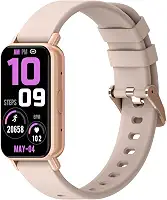 PEJE Band 1,1.45" TFT Tela, Smartwatchs,IP68 à Prova d‘Água,Relogio Smartwatch Feminino,100+ Modos Esportivos, Notificações Inteligentes, Assistente de Voz, Compatível com iOS/Android(Rosa)